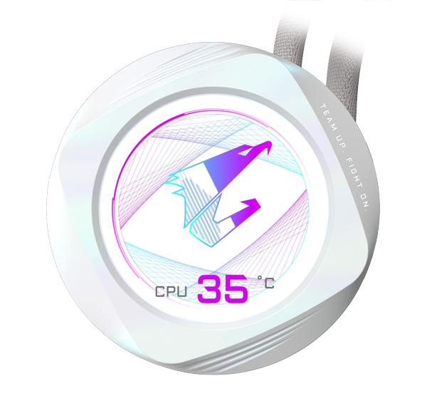 AORUS WATERFORCE X II 360 ICE Liquid CPU Cooler, 360mm AORUS WATERFORCE X II 360 ICE Liquid CPU Cooler, 360mm